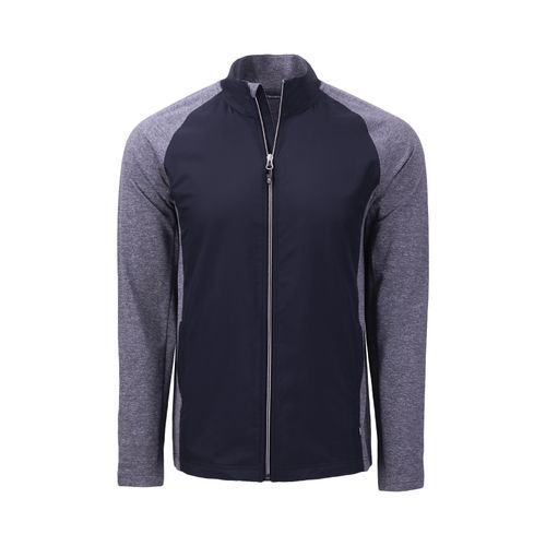 Men's Tall Cutter & Buck Stretch Hybrid Full-Zip image thumbnail
