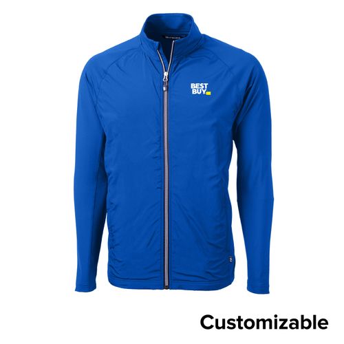 Men's Tall Cutter & Buck Stretch Hybrid Full-Zip image thumbnail