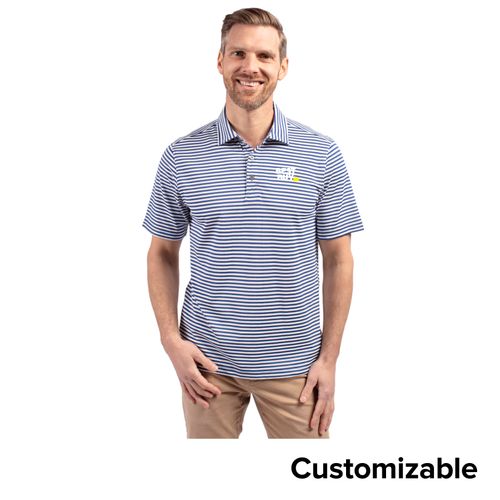 Men's Tall Cutter & Buck Featherlight Pique Polo image thumbnail