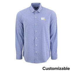 Image of Men's Tall Cutter & Buck Gingham Button Down Shirt
