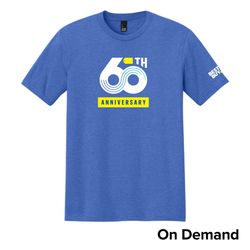 Image of Unisex 60th Tri-Blend T-Shirt