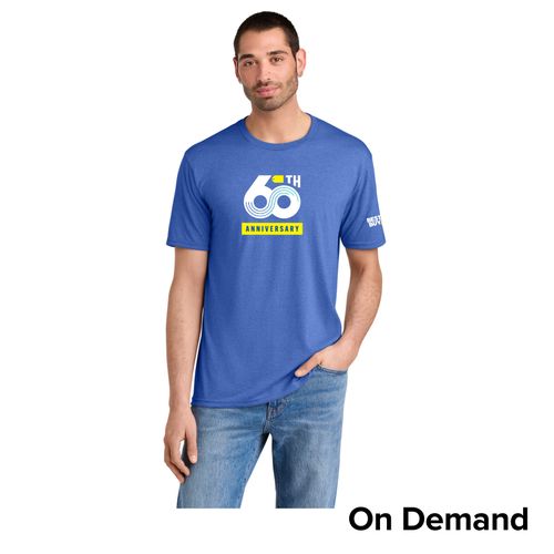Unisex 60th Tri-Blend T-Shirt image thumbnail