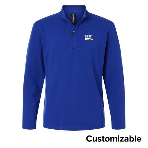 Men's Relaxed Stretch 1/4-Zip Fleece image thumbnail