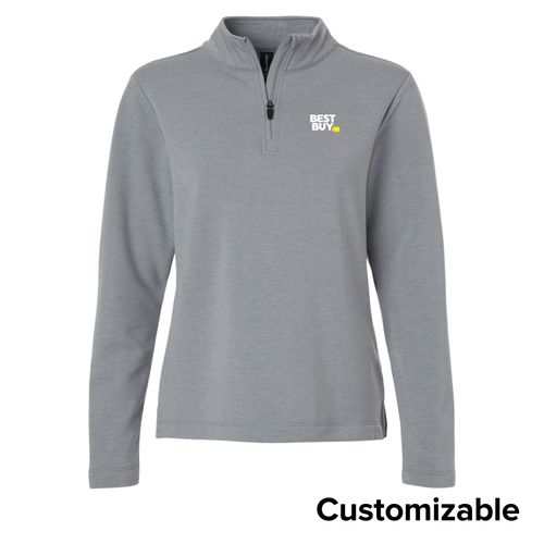 Women's Relaxed Stretch 1/4-Zip Fleece image thumbnail
