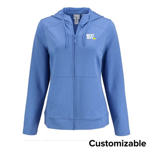 Women's Zeal Full-Zip Performance Hoodie image thumbnail