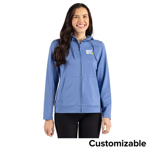 Women's Zeal Full-Zip Performance Hoodie image thumbnail