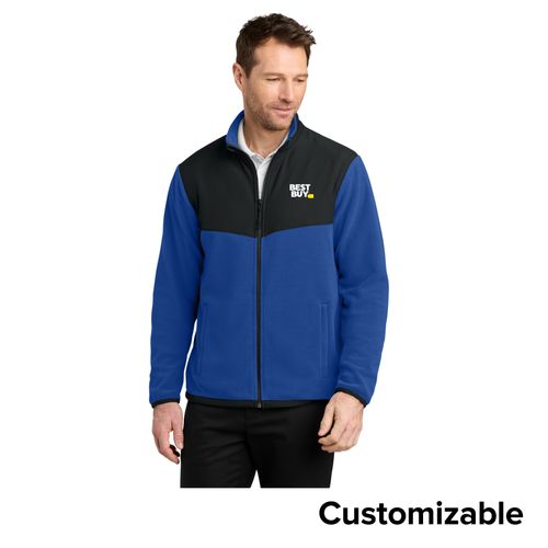 Men's Overlay Fleece Full-Zip Jacket image thumbnail