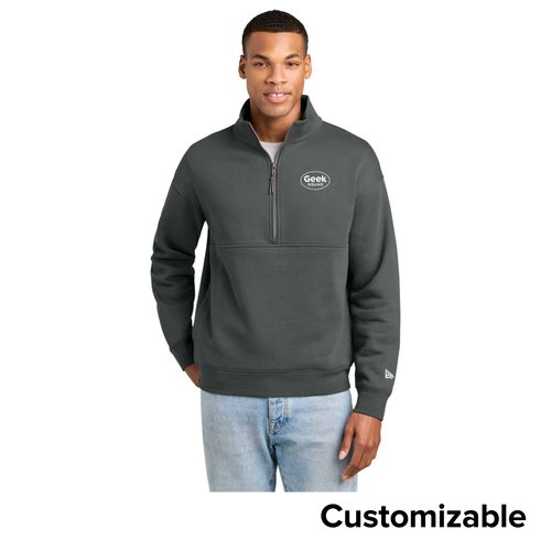 Men's New Era Fleece 1/2-Zip image thumbnail