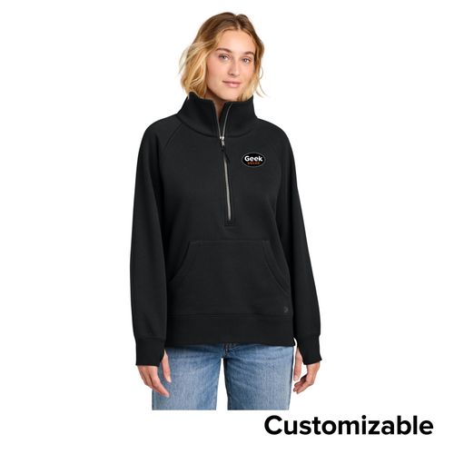 Women's New Era Fleece 1/2-Zip image thumbnail