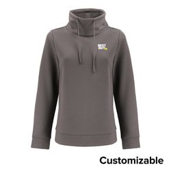 Image of Women's High Collar Pullover Sweatshirt