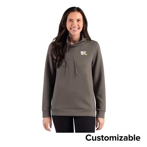 Women's High Collar Pullover Sweatshirt image thumbnail