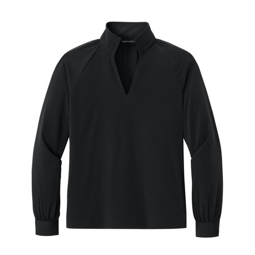 Women's Buttery Soft Popover Blouse image thumbnail