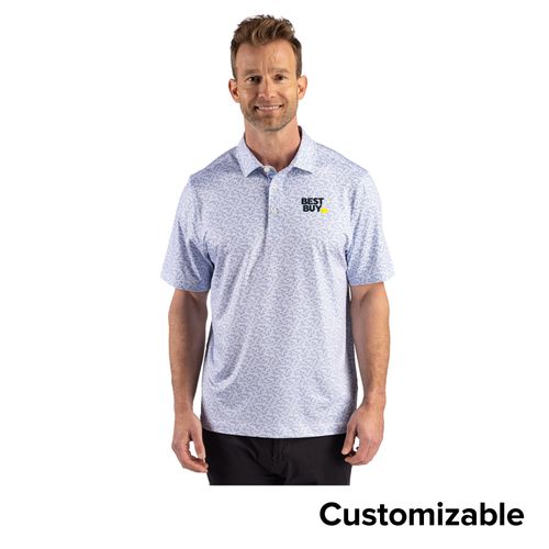 Men's Cutter & Buck Fern Print Polo image thumbnail