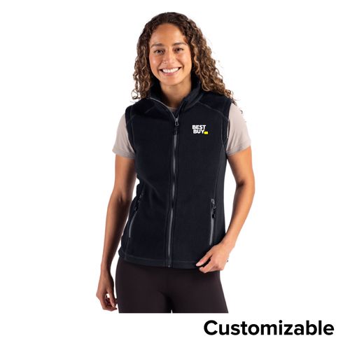 Women's Powder Fleece Full-Zip Vest image thumbnail