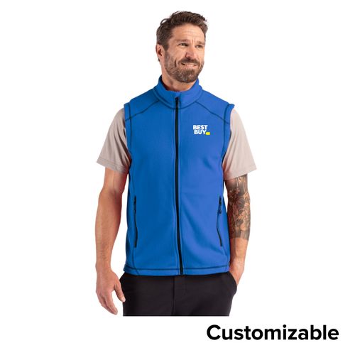 Men's Powder Fleece Full-Zip Vest image thumbnail