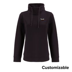 Image of Women's High Collar Pullover Sweatshirt