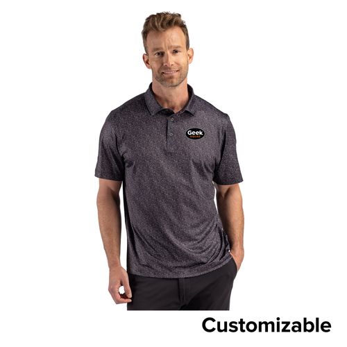 Men's Cutter & Buck Fern Print Polo image thumbnail