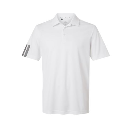 Men's Adidas 3-Stripe Polo image thumbnail