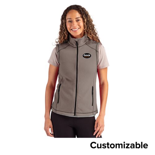 Women's Powder Fleece Full-Zip Vest image thumbnail