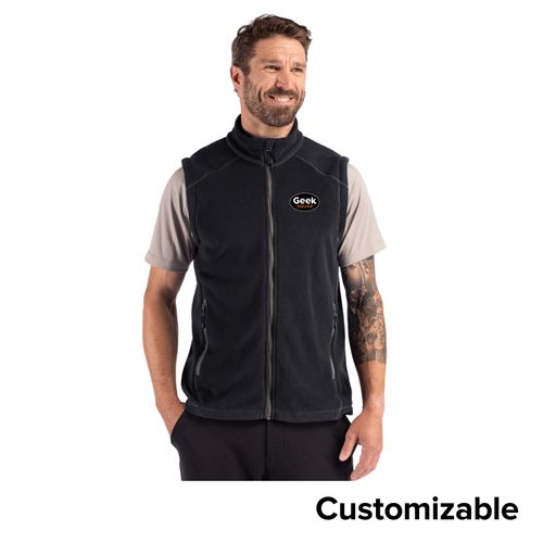 Men's Powder Fleece Full-Zip Vest image thumbnail