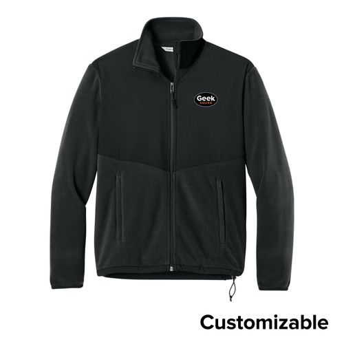 Women's Overlay Fleece Full-Zip Jacket image thumbnail
