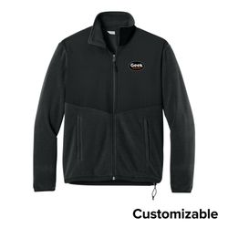 Image of Women's Overlay Fleece Full-Zip Jacket