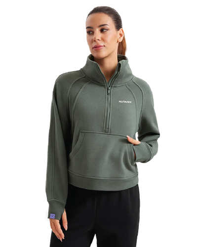 Image of CRZ Yoga Ladies 1/4-Zip Sweater