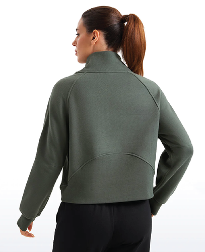 CRZ Yoga Ladies 1/4-Zip Sweater image thumbnail