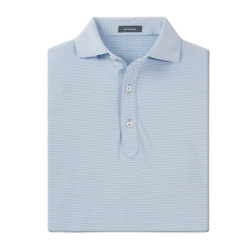 Turtleson Men's Blue Carter Stripe Polo image thumbnail
