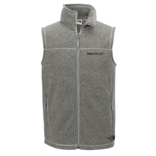 The North Face Men's Grey Sweater Fleece Vest image thumbnail