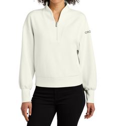 Image of Ogio Ladies' Ivory Quarter Zip
