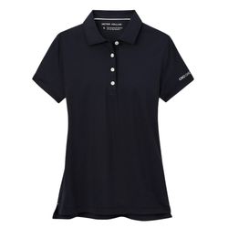 Image of Peter Millar Ladies' Black Button Polo