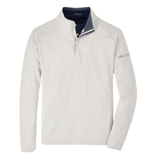 Peter Millar Men's Grey Stealth Quarter Zip image thumbnail