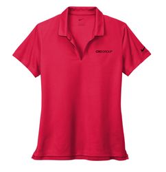 Image of Nike Ladies' Red Dri-FIT Pique Polo