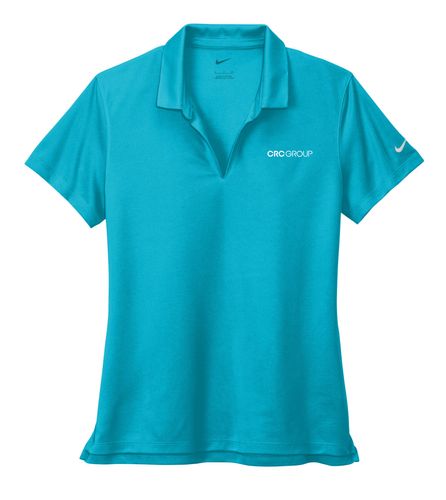 Nike Ladies' Blue Dri-FIT Pique Polo image thumbnail