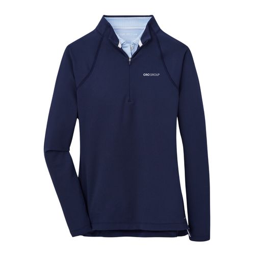 Peter Millar Ladies' Navy Perth Quarter Zip image thumbnail