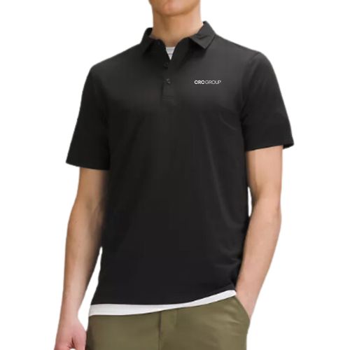 Lululemon Men's Black Evolution Polo image thumbnail
