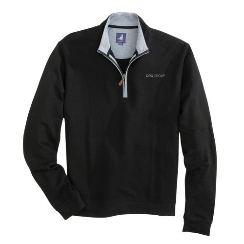 Johnnie-O Men's Black Sully Quarter Zip image thumbnail