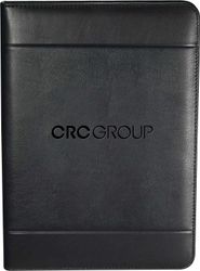Image of Black Zippered Padfolio