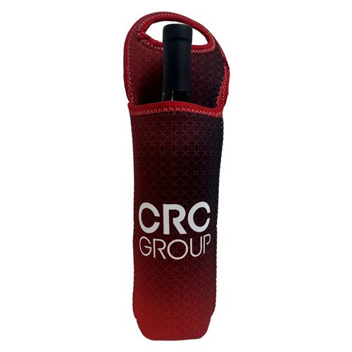 Red Neoprene 2 Bottle Wine Tote image thumbnail