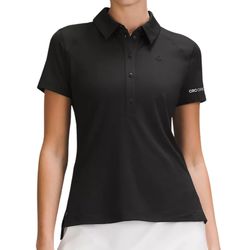 Image of Lululemon Ladies' Black Quick-Dry Polo