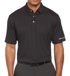 Image of Callaway Men's Black Birdseye Polo