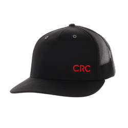Image of Richardson Black Trucker Cap (Corner Logo)