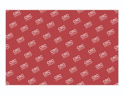 Image of Red Tissue Paper (Pack of 12 Sheets)