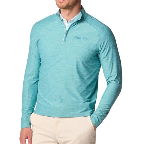 Johnnie-O Men's Green Quarter Zip image thumbnail