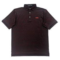 Image of Gameday Men's Black and Red Polo