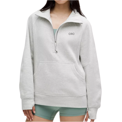 Lululemon Ladies' Light Grey Quarter Zip image thumbnail