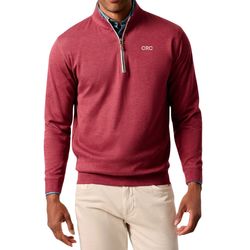 Image of Johnnie-O Men's Red Sully Quarter Zip
