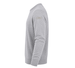 Image of Greyson Men's Grey Saratoga Crewneck Sweater