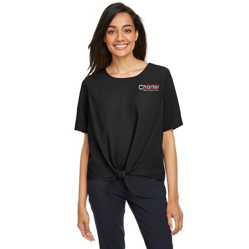 Ladies Perfect Fit™ Tie-Front Blouse image thumbnail
